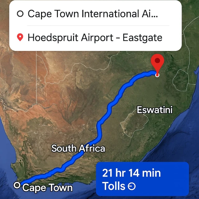 Fly Cape Town to Hoedspruit